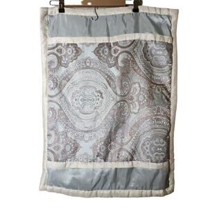 HOME EXPRESSIONS Light Blue Silver Shine Lightweight STANDARD Pillow Shams set/2